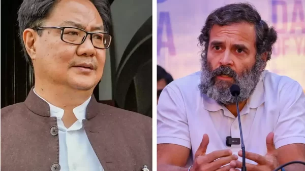 Rahul Gandhi extremely dangerous for unity; foreigners don’t know ‘pappu’: Kiren Rijiju