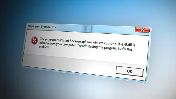 API-MS-WIN-CRT-RUNTIME-L1-1-0.DLL File Is Missing: Troubleshooting and Solutions