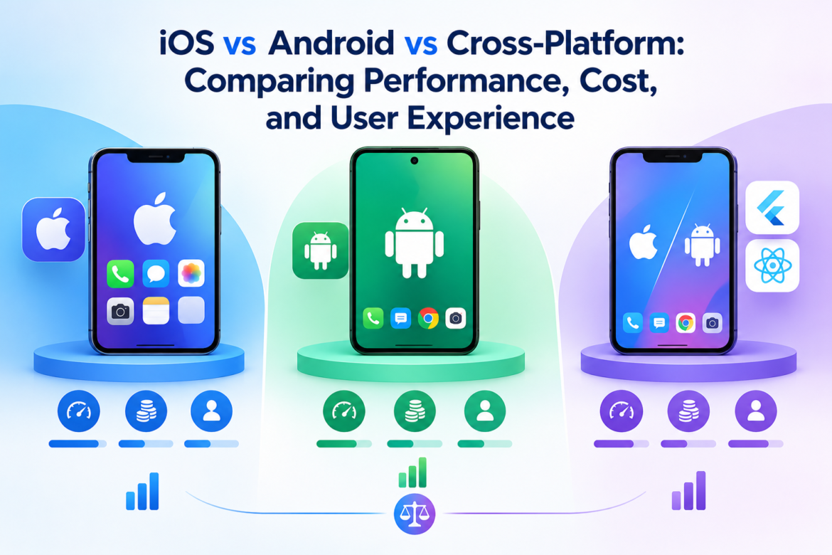 iOS vs Android vs Cross-Platform: Comparing Performance, Cost, and User Experience